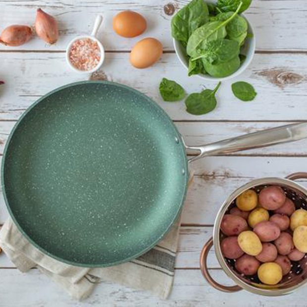 Emerald 2 Piece Non-Stick Fry Pan & Skillet Set