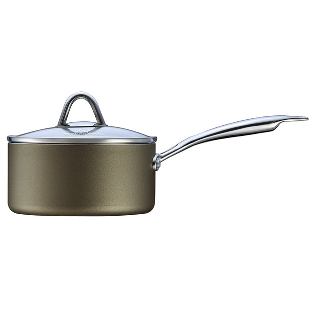 11 Deep Frypan 5 Qt Wok  Aluminum Body Non-Stick Ceramic Coating